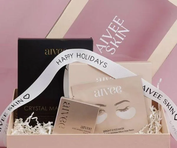AIVEE LUMI POWDER + CRYSTAL MASK + BRIGHT EYES MASK GIFT SET